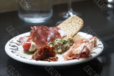 Antipasti plate