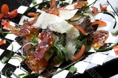 Healthy green salad