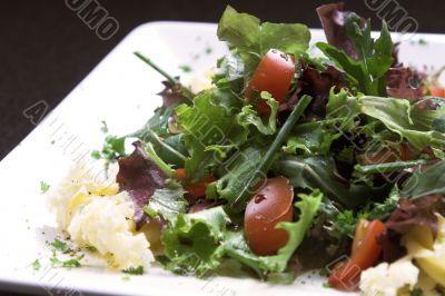 Healthy green salad