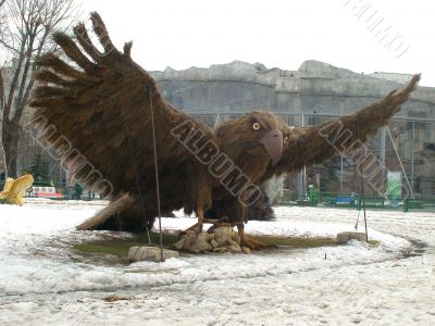 Mock-up of the eagle