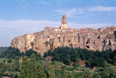 View of Pitigliano