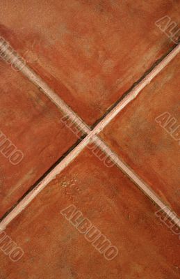 Terracotta ceramic tiles