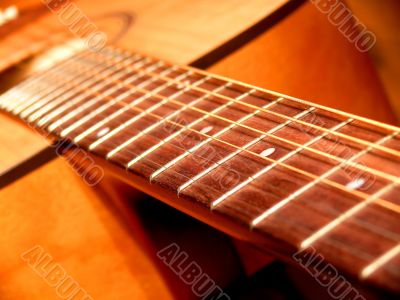 Acoustic Guitar`s Fretboard