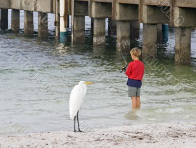 Young Boy Fishing 2