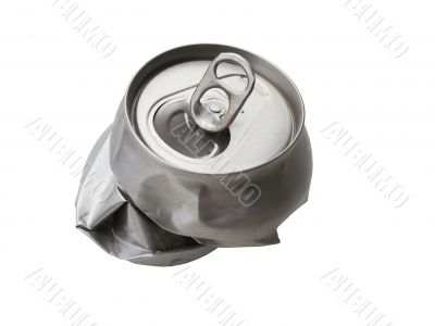 Rejekted aluminium empty can