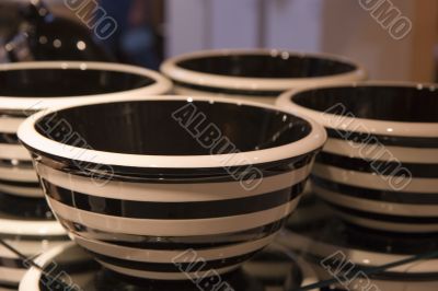 Black and White Bowls