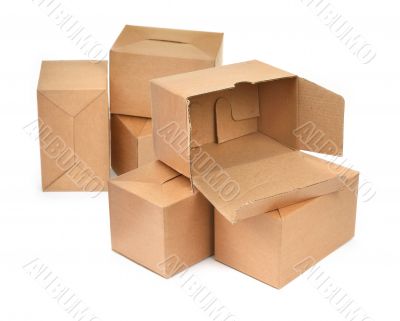 group of cardboard