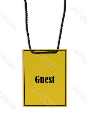 Guest backstage pass