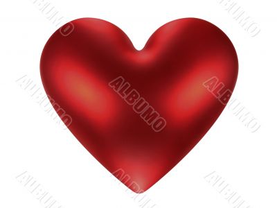 Burning heart (+ clipping path)