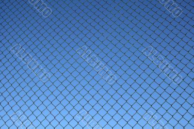 Chain link fence pattern