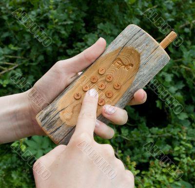 wooden phone 01