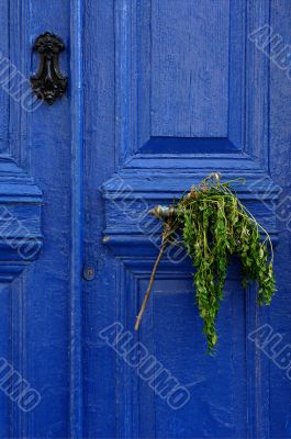 Blue door