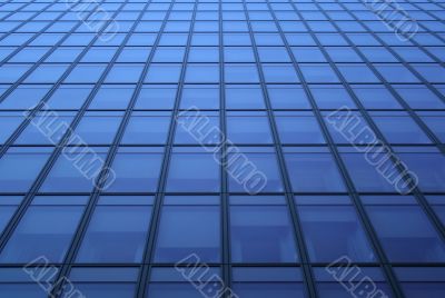 Blue windows pattern