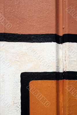 Detail of abstract painting