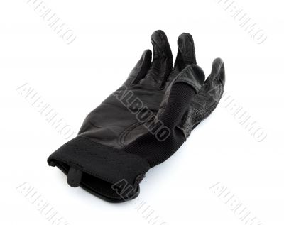 Black baseball batter glove