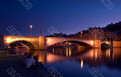 Dusk in Lyon