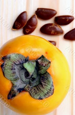 Persimmon isolated in white background