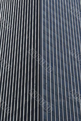 Angle of a modern office building