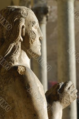 Statue in the Castello Sforzesco