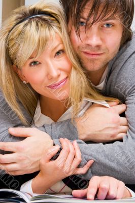 happy young couple