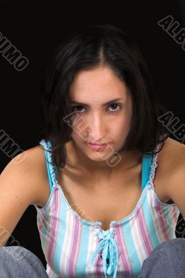 serious teenager