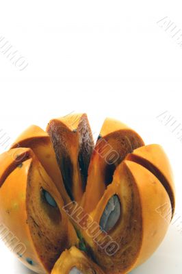 Persimmon isolated in white background