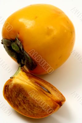 Persimmon isolated in white background