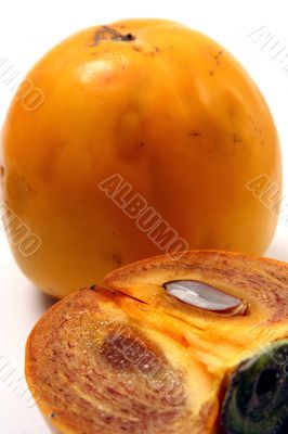 Persimmon isolated in white background
