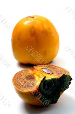 Persimmon isolated in white background