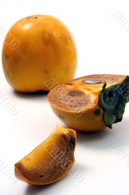 Persimmon isolated in white background