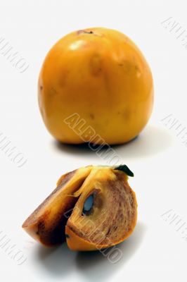 Persimmon isolated in white background