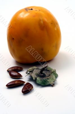 Persimmon isolated in white background