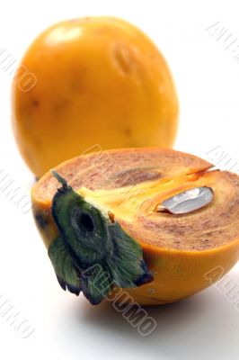 Persimmon isolated in white background