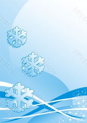 beautiful snowflakes