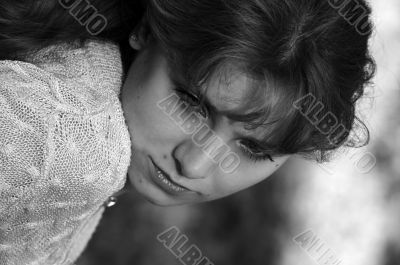 Sad young girl