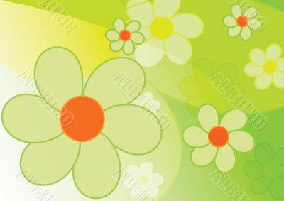 beautiful spring background - flowers