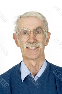 happy old man