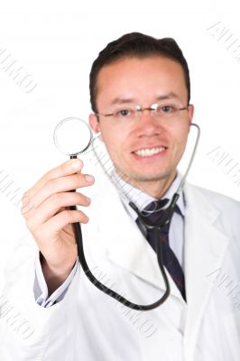 friendly male doctor