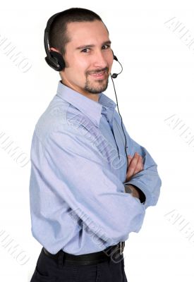 friendly customer service guy