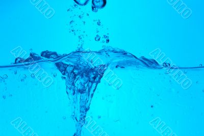 splashing