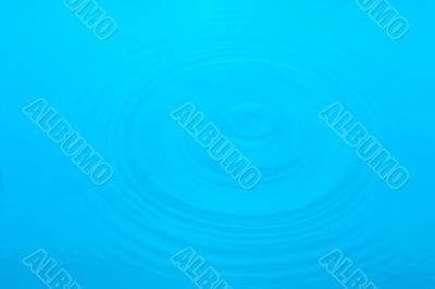 circle in blue water