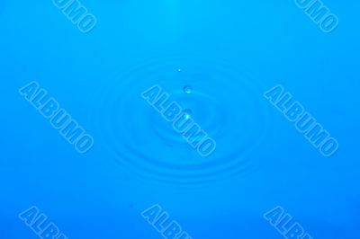 waterdrop on silent surface