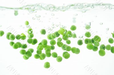 diving peas