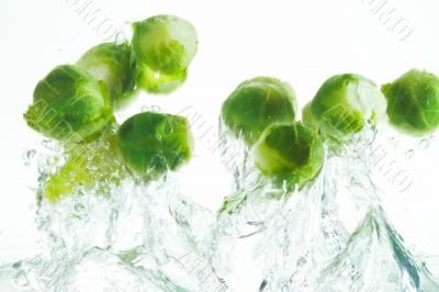 flying Brussels sprouts