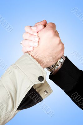 informal handshake