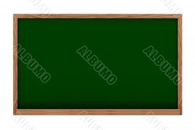 blackboard in 3d