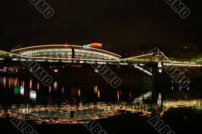 Moscow. evening. bridge