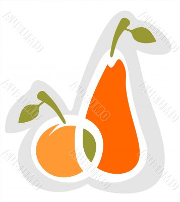 Apple and pear
