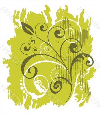 Green grunge background