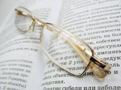 glasses & book 1